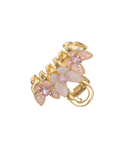 Ornate Butterfly Cluster Hair Claw Clip Accessory | Stylika