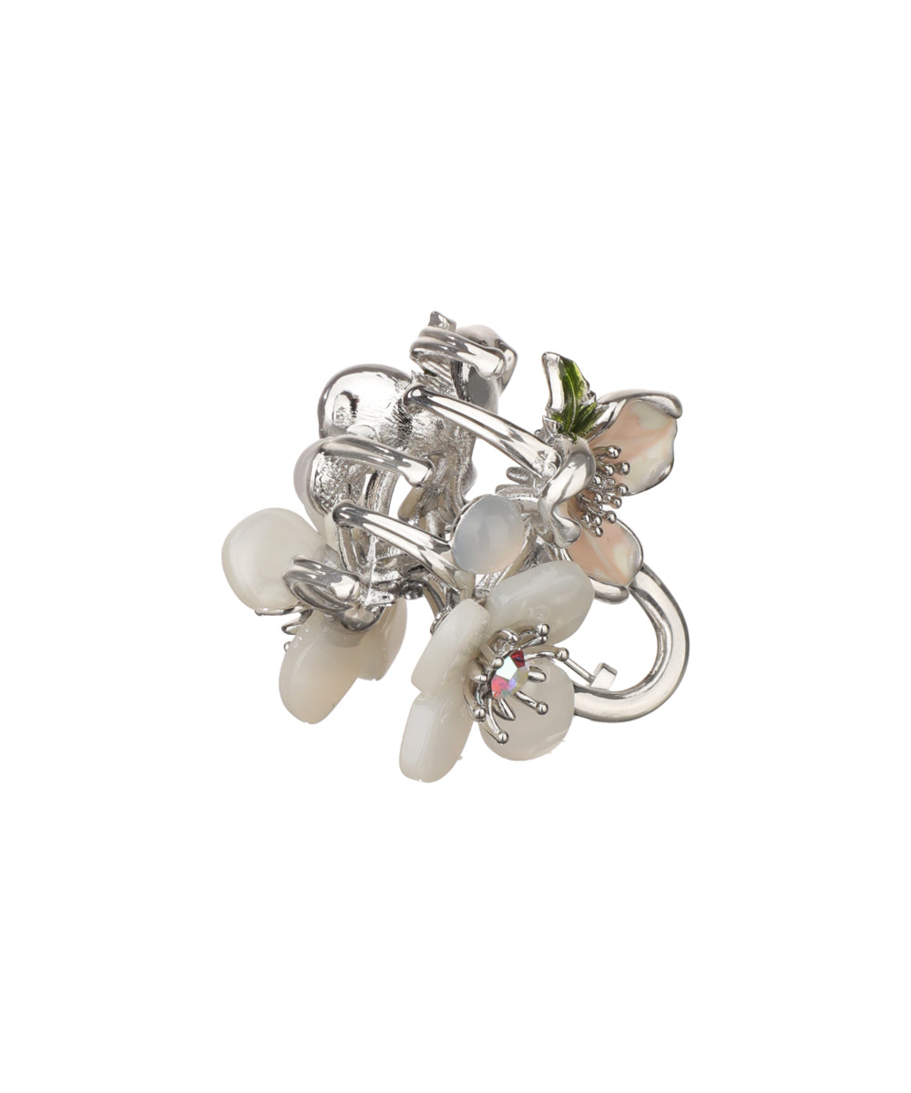 Garden-Inspired Floral Hair Claw Clip for Updos | Stylika