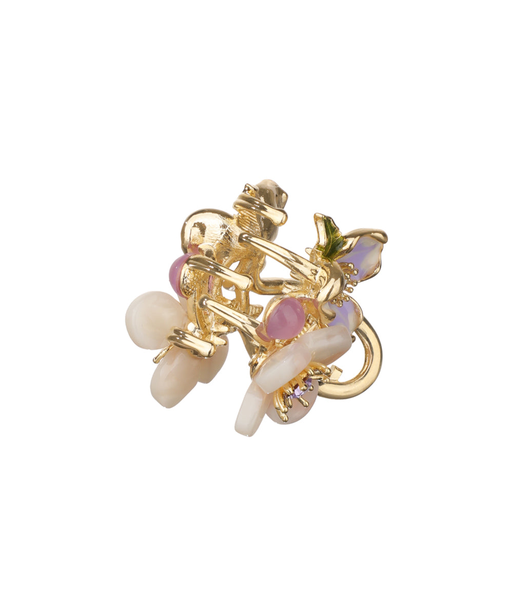 Garden-Inspired Floral Hair Claw Clip for Updos | Stylika