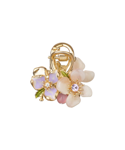 Garden-Inspired Floral Hair Claw Clip for Updos | Stylika
