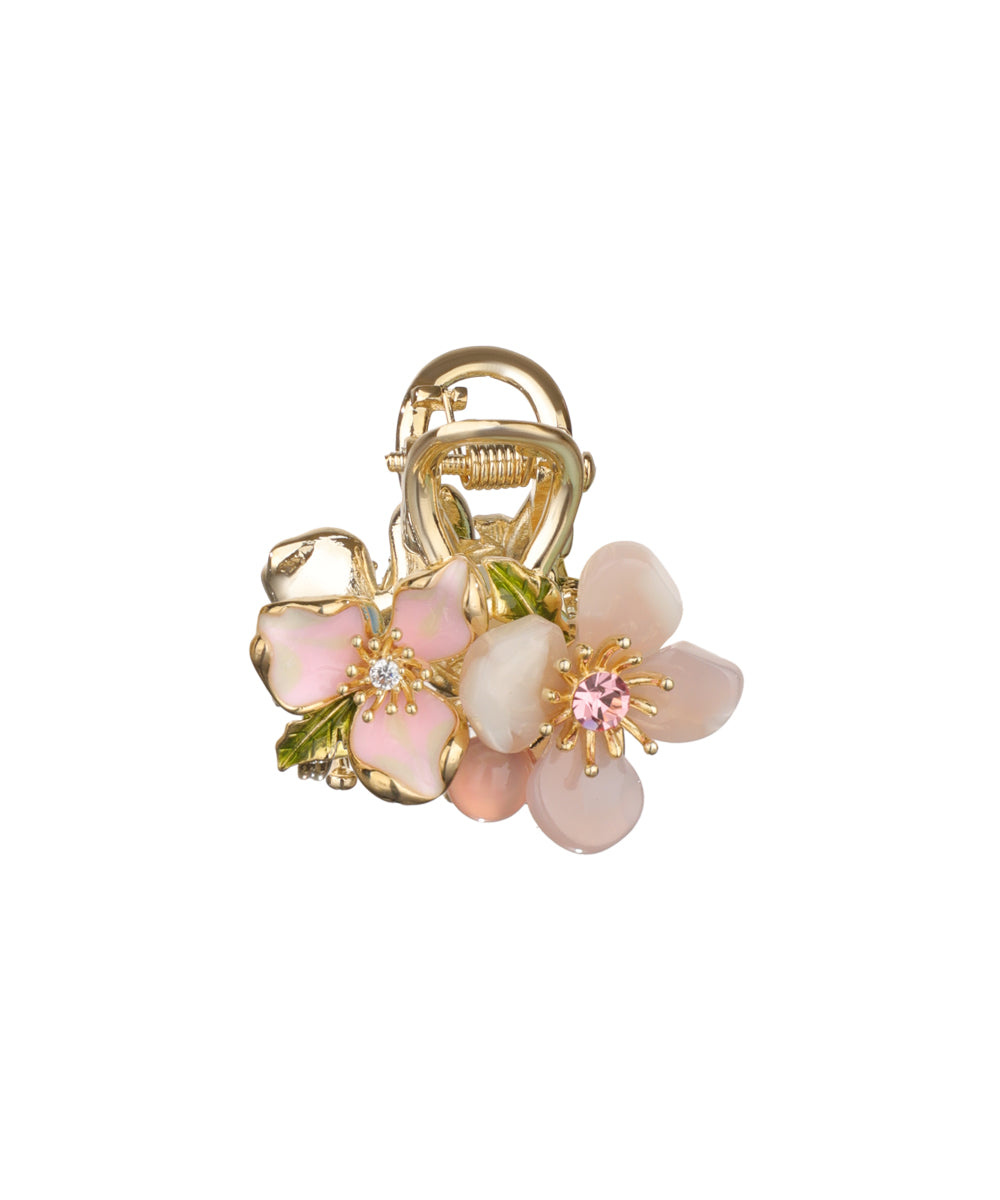 Garden-Inspired Floral Hair Claw Clip for Updos | Stylika