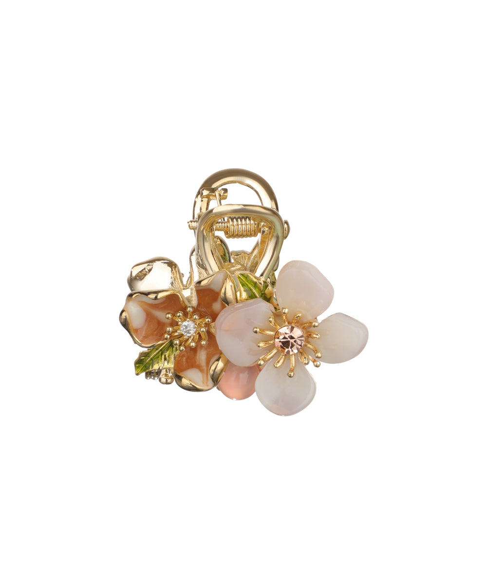 Garden-Inspired Floral Hair Claw Clip for Updos | Stylika