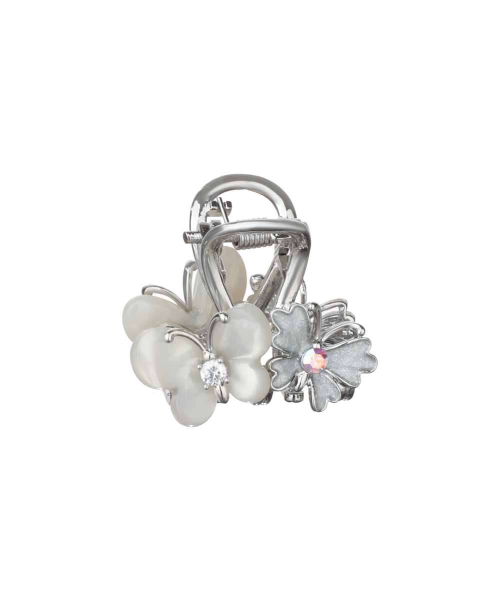 Floral Butterfly Mini Claw Clip | Stylika
