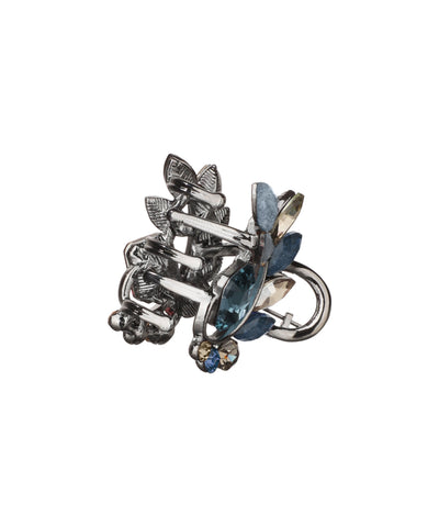 Sculpted Floral Stone Claw Clip | Stylika