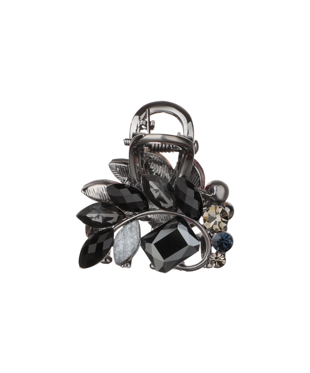 Sculpted Floral Stone Claw Clip | Stylika