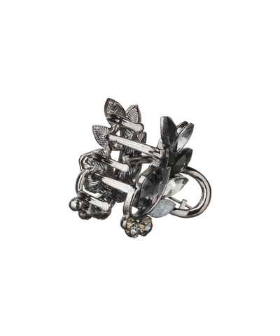 Sculpted Floral Stone Claw Clip | Stylika