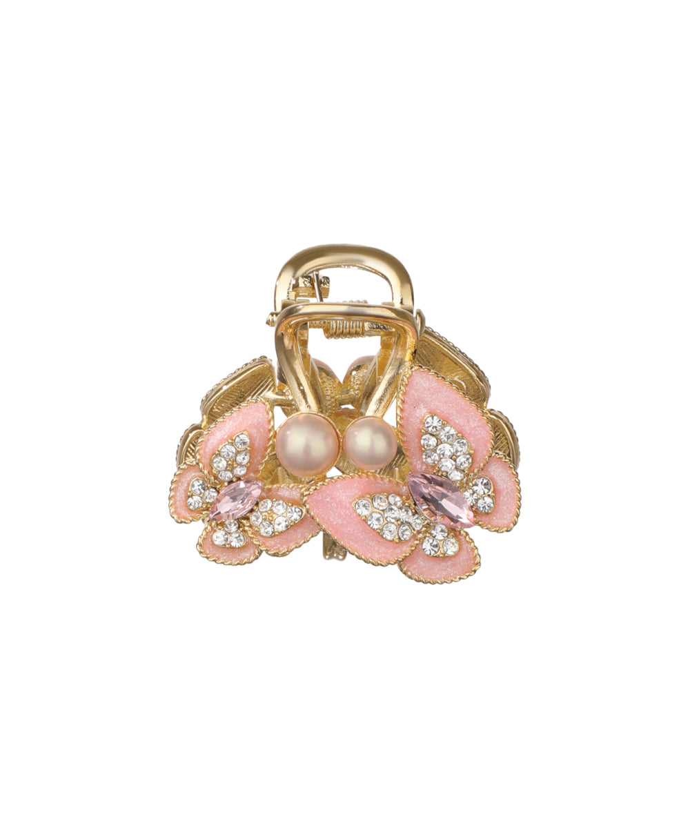 Ornate Floral Embellished Hair Claw Clip Design | Stylika