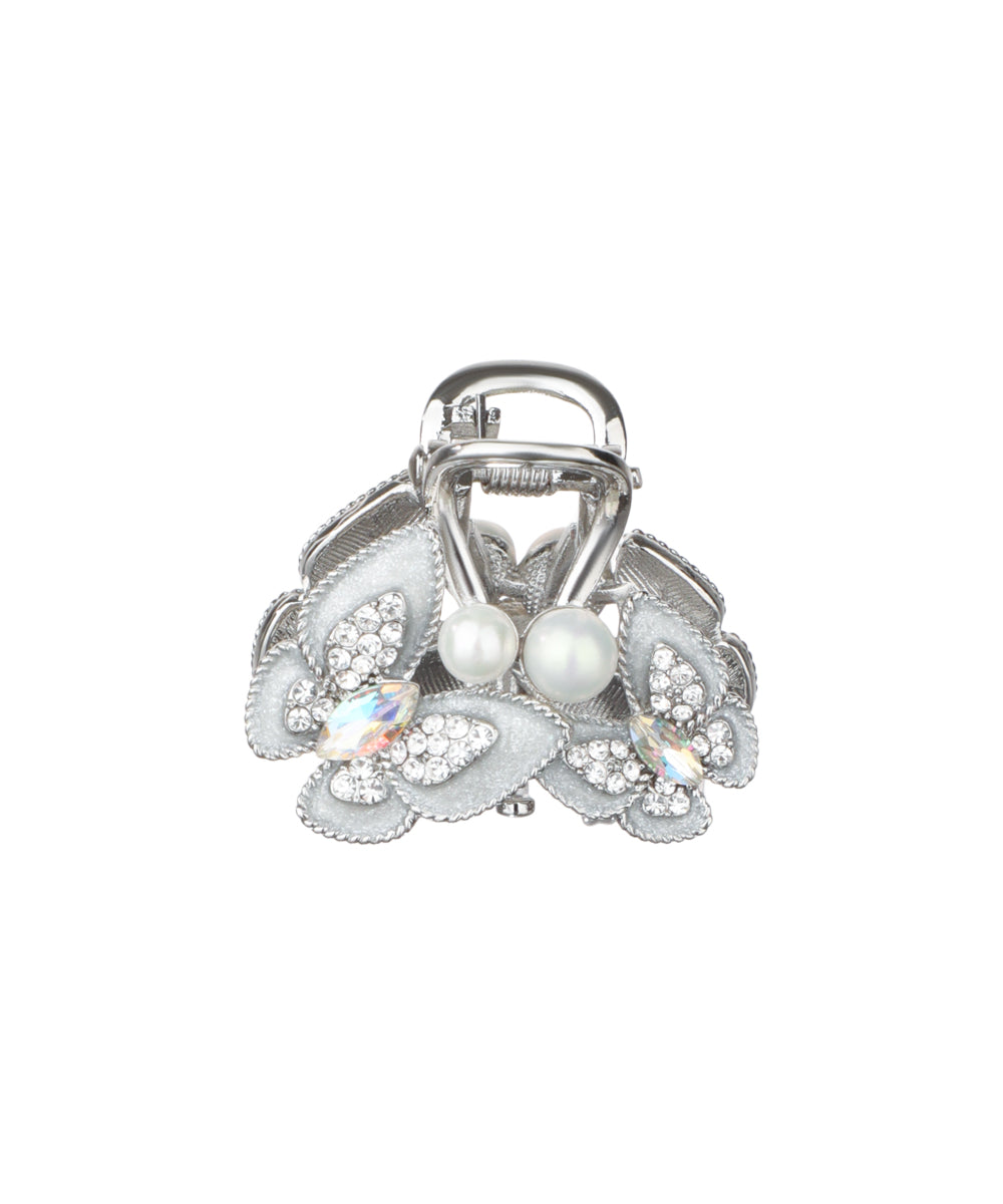 Ornate Floral Embellished Hair Claw Clip Design | Stylika
