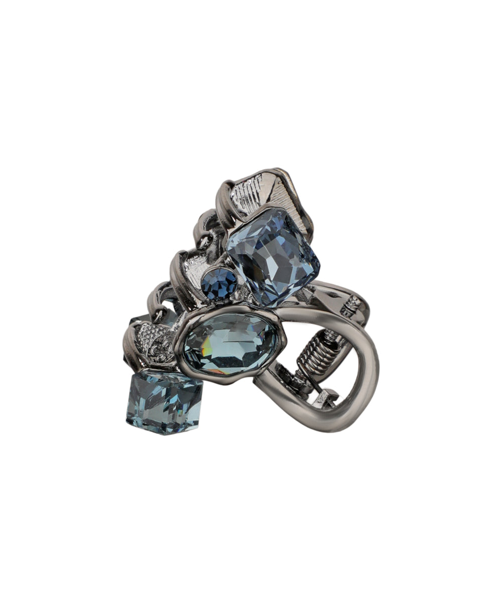 Bold Multi-Cut Stone Embellished Claw Clip | Stylika