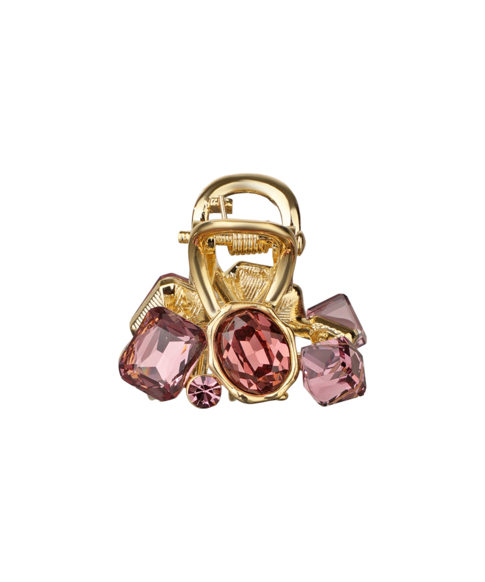 Bold Multi-Cut Stone Embellished Claw Clip | Stylika