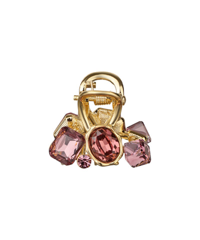 Bold Multi-Cut Stone Embellished Claw Clip | Stylika