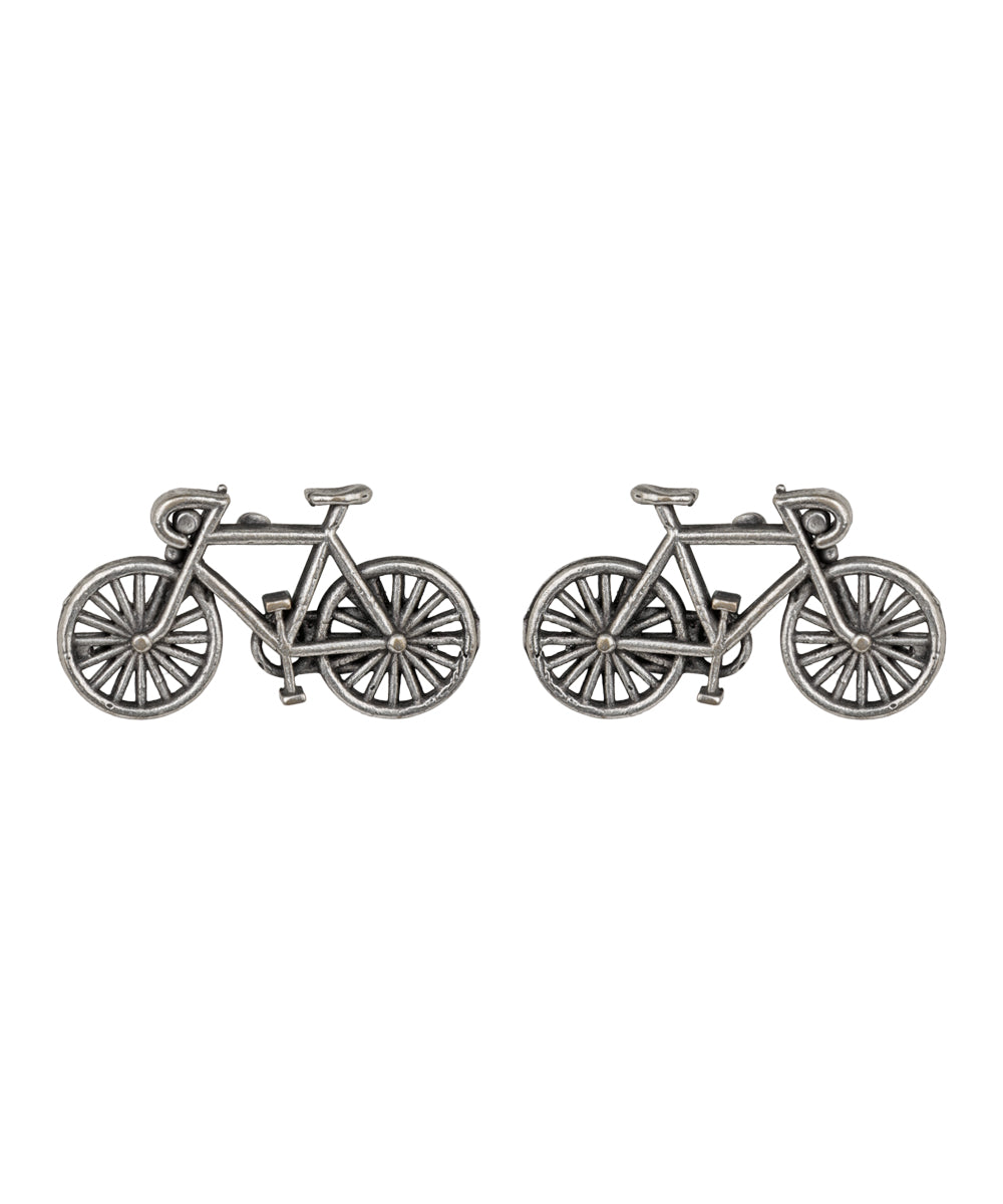 Bicycle Motif Stud Earrings for Everyday Wear | Stylika