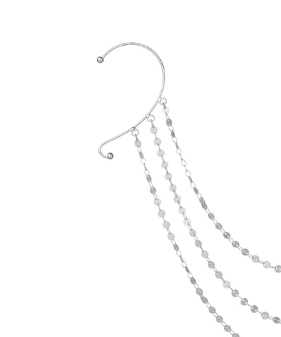 Minimalistic Ear Cuff Hair Chain | STYLIKA
