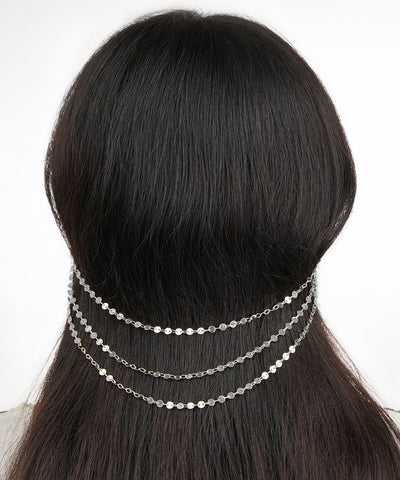 Minimalistic Ear Cuff Hair Chain | STYLIKA