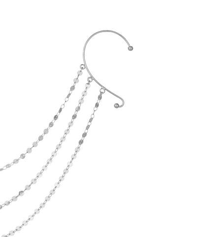 Minimalistic Ear Cuff Hair Chain | STYLIKA