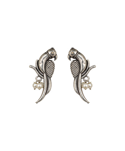 Parrot Motif Drop Earrings | Stylika