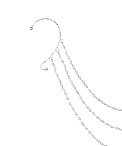 Delicate Strands Ear Cuff Hair Chain | STYLIKA