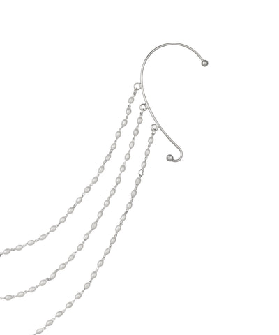 Delicate Strands Ear Cuff Hair Chain | STYLIKA