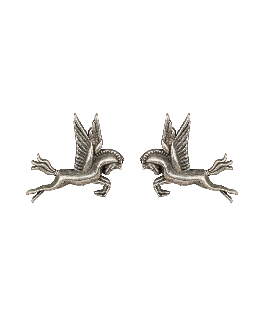 Winged Horse Stud Earrings | Stylika