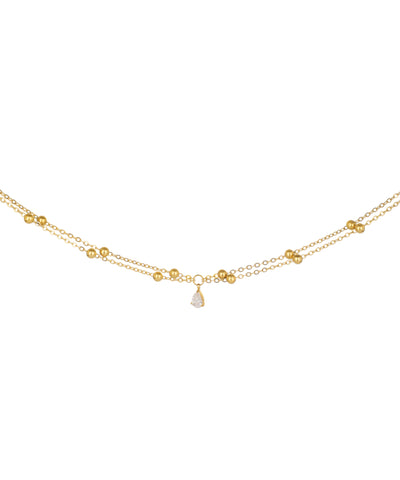 Delicate Beaded Double-Layer Waist Chain | Stylika