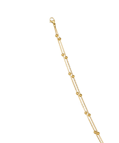 Delicate Beaded Double-Layer Waist Chain | Stylika