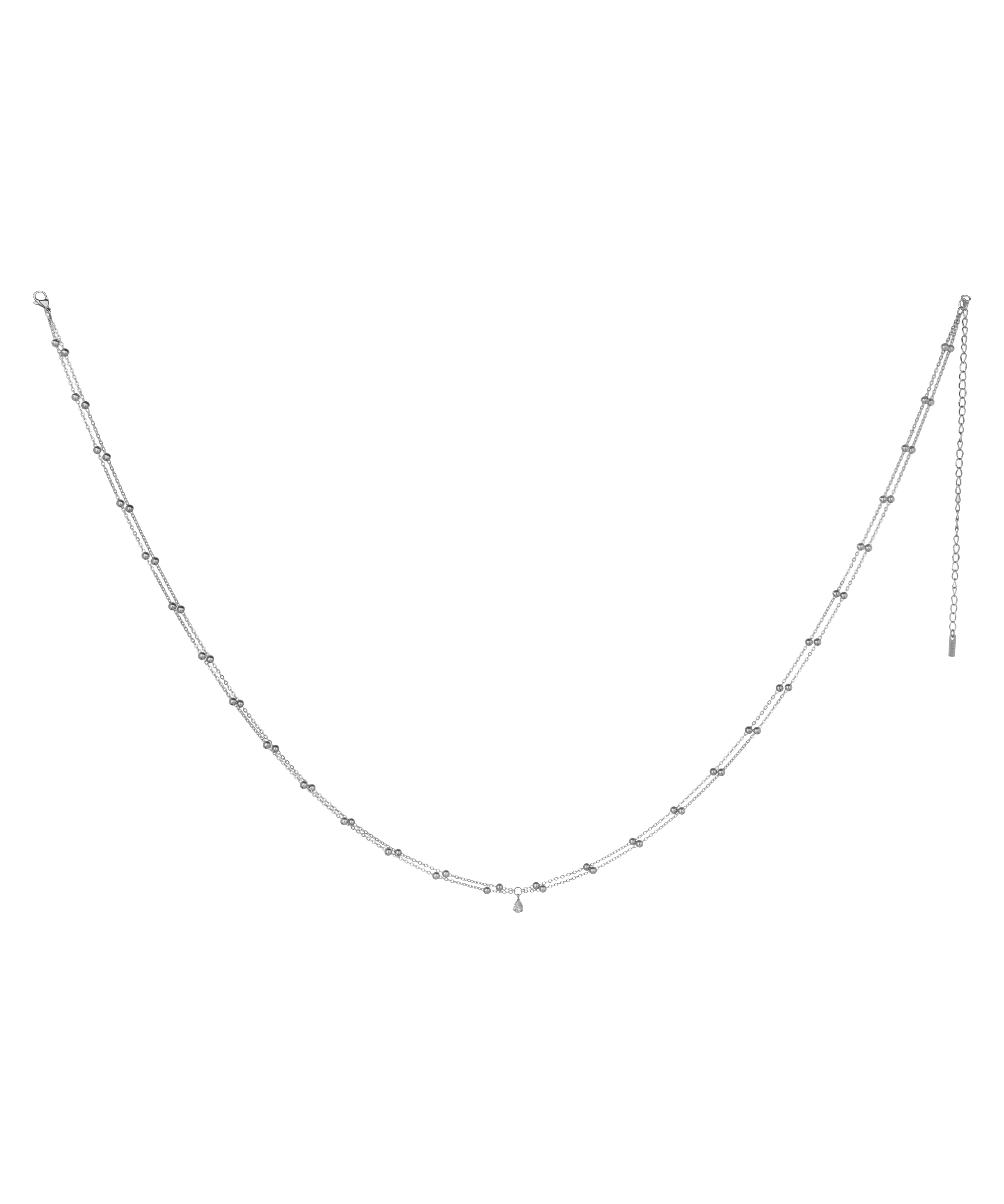Delicate Beaded Double-Layer Waist Chain | Stylika