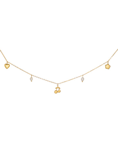 Heart & Charm Dangle Waist Chain | Stylika