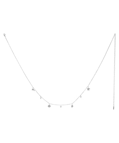 Dolphin Shell Star Charm Dainty Waist Chain | Stylika