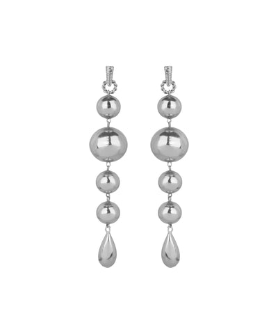 Graduated Ball and Teardrop Dangle Earrings | Stylika
