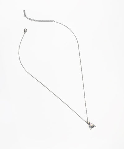 Gold-tone rabbit necklace with delicate chain design