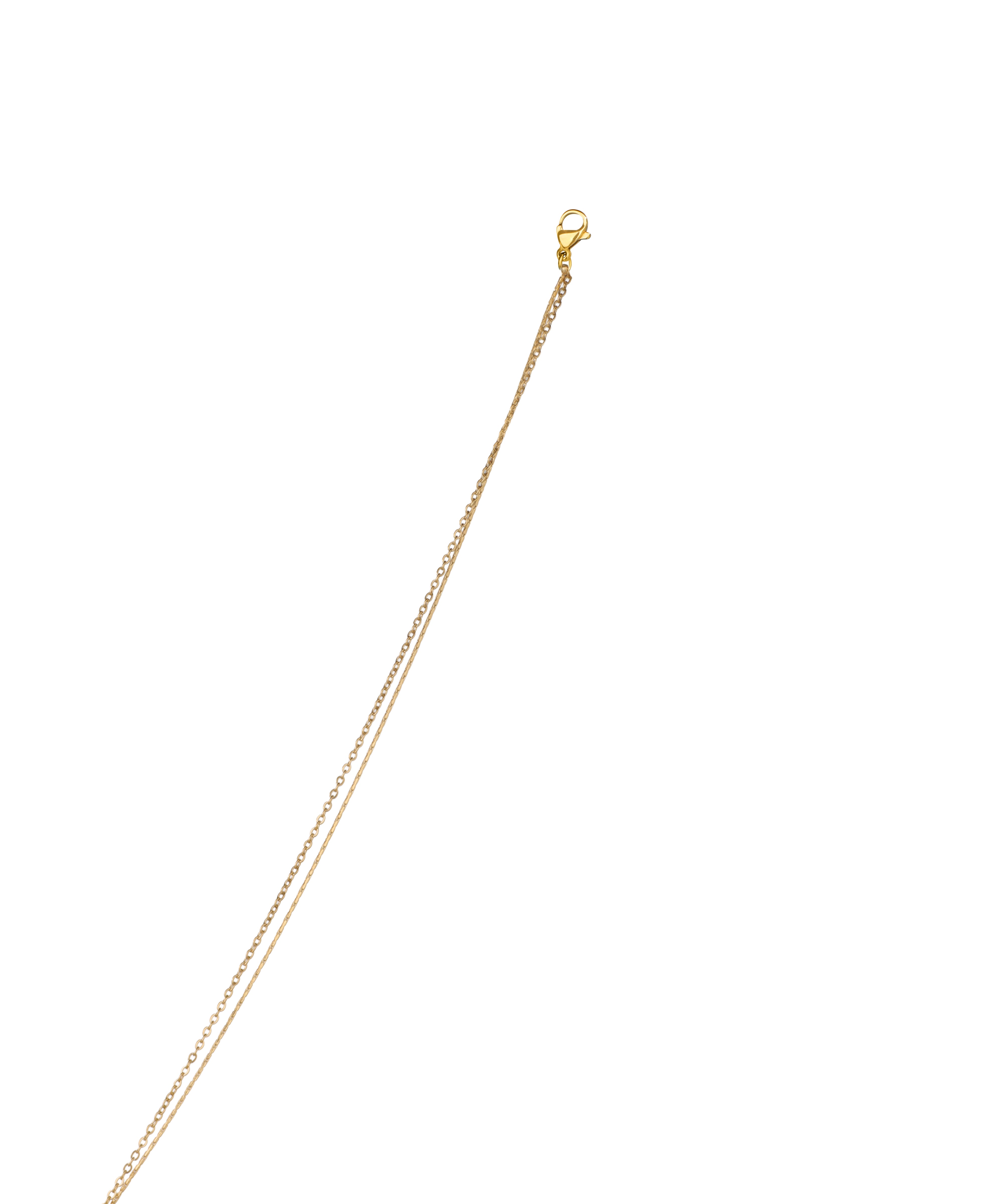 Delicate Layered Waist Chain with Colorful Drops | Stylika