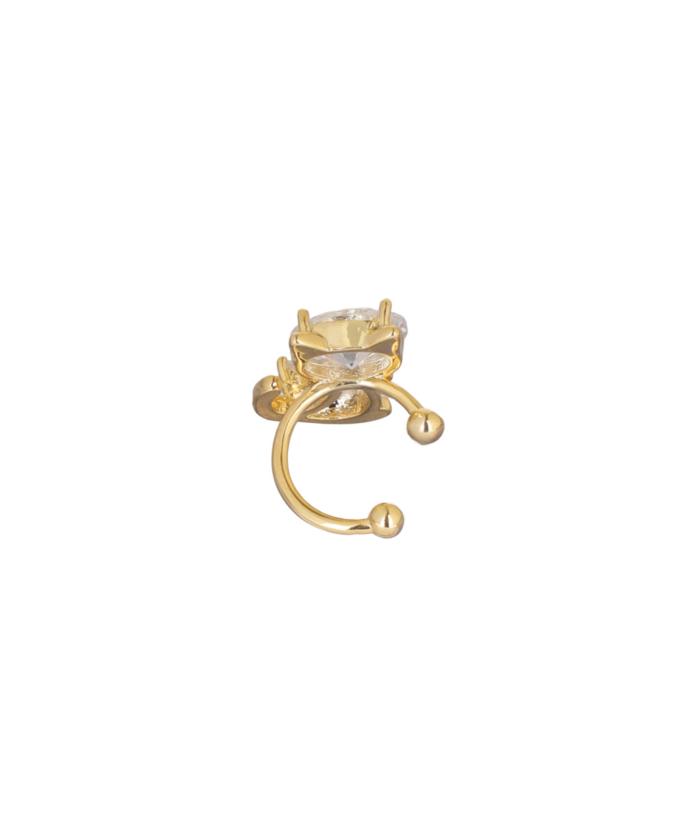 Cat Ear Cuff with Crystal-Style Detail | Stylika