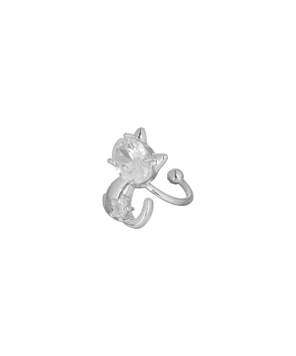 Cat Ear Cuff with Crystal-Style Detail | Stylika
