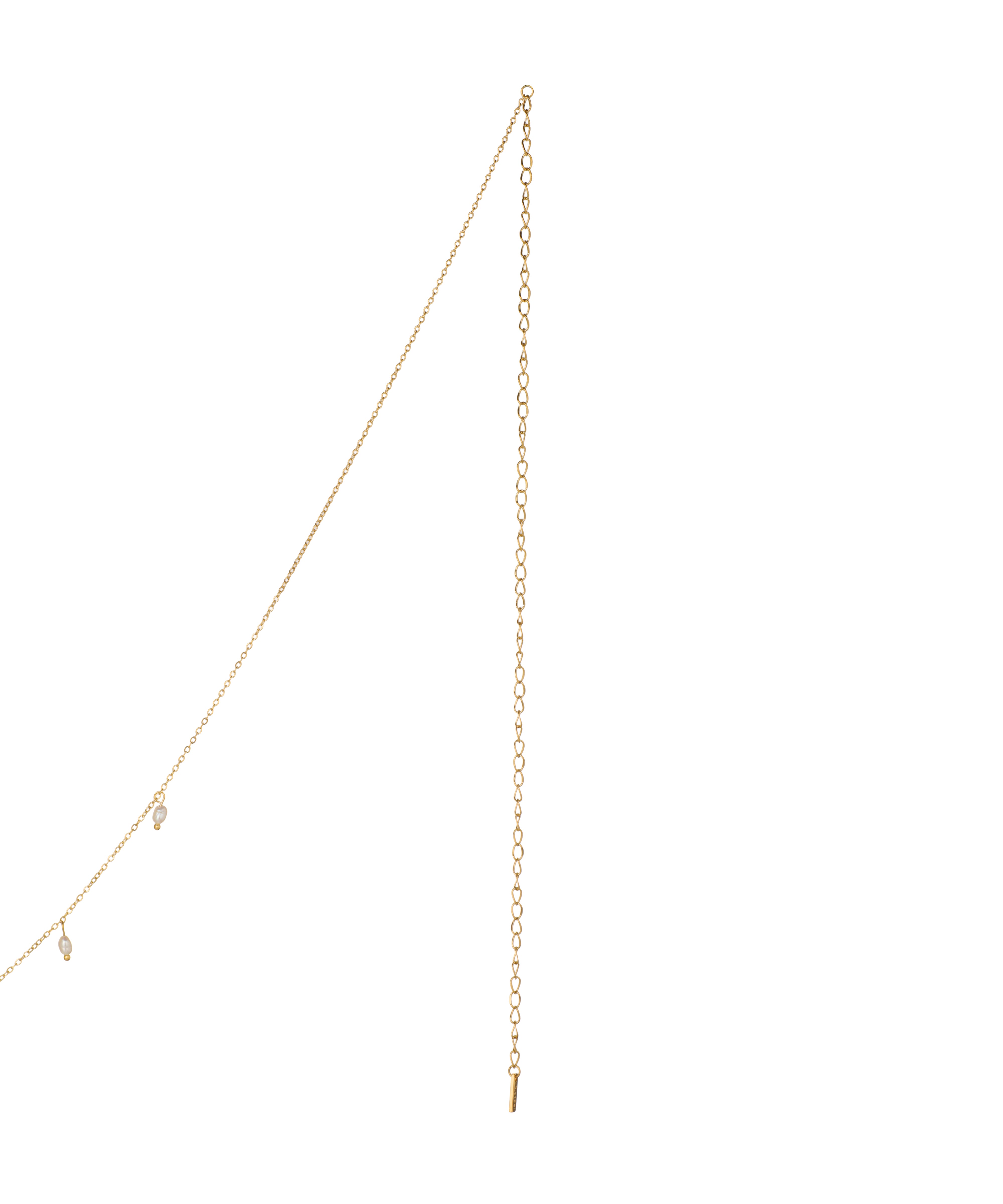 Delicate Chain with Shimmering Drop Details Waist Chain | Stylika