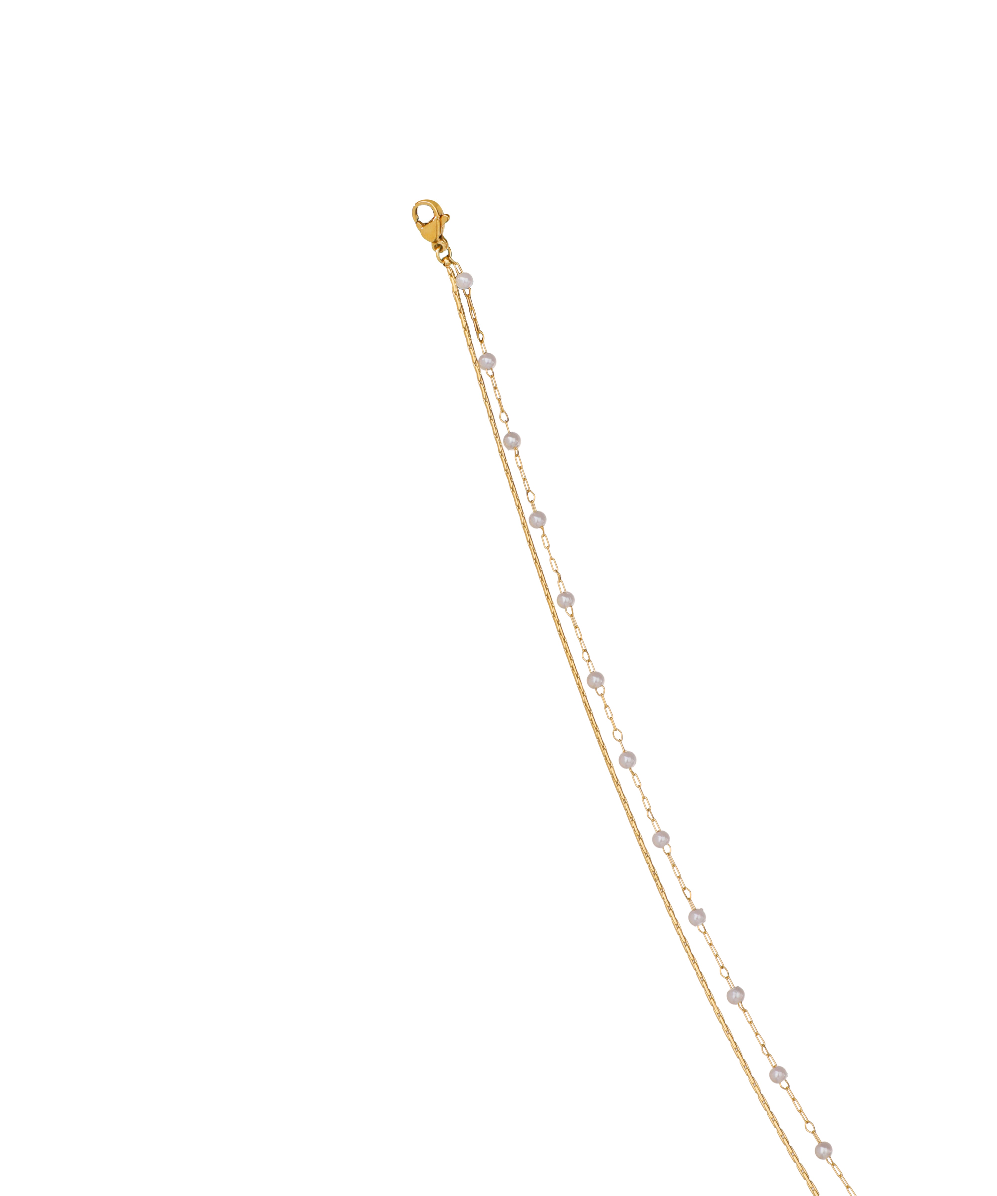 Minimal Layered Waist Chain with Beaded Detail | Stylika