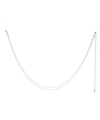 Minimal Layered Waist Chain with Beaded Detail | Stylika