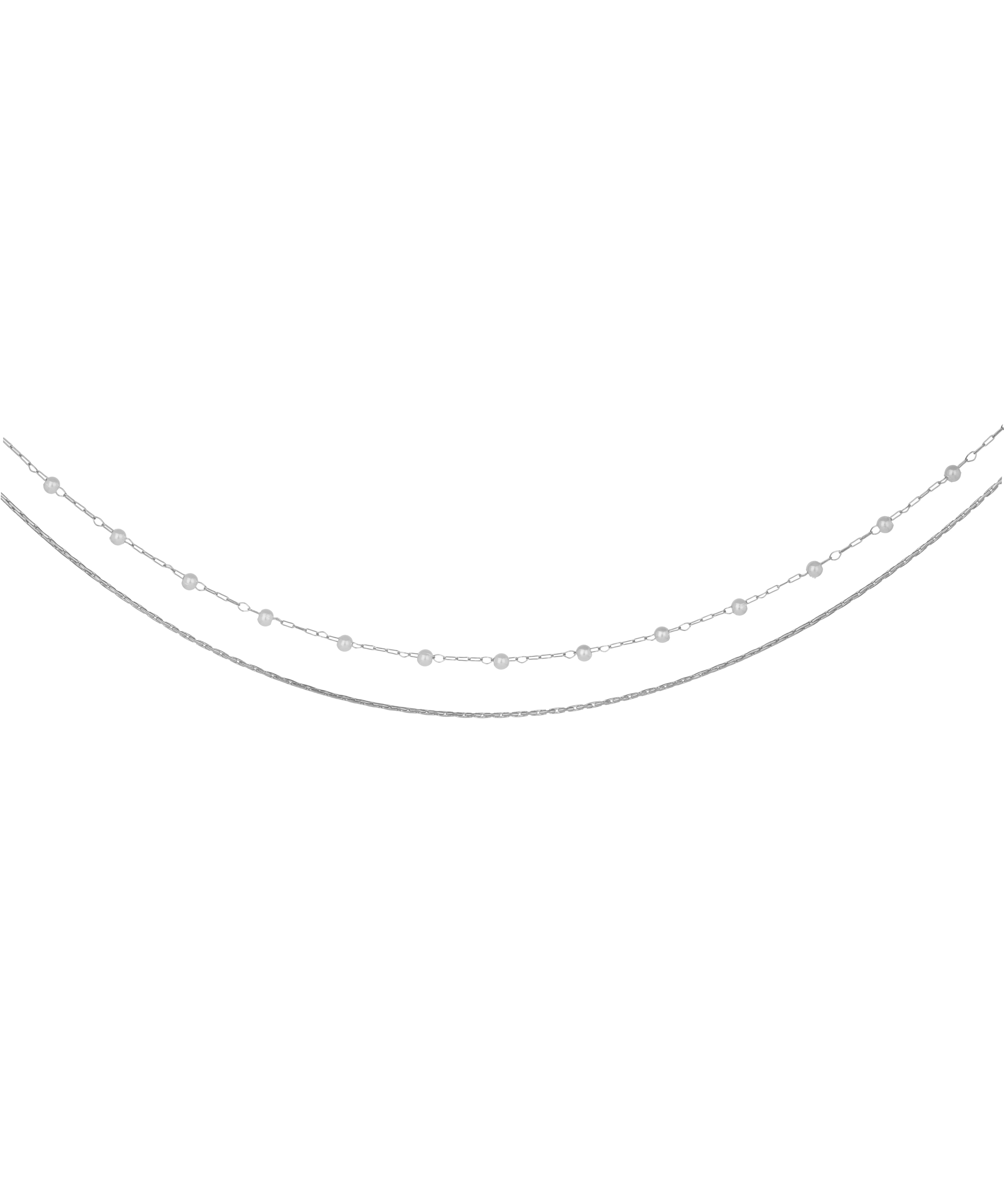 Minimal Layered Waist Chain with Beaded Detail | Stylika