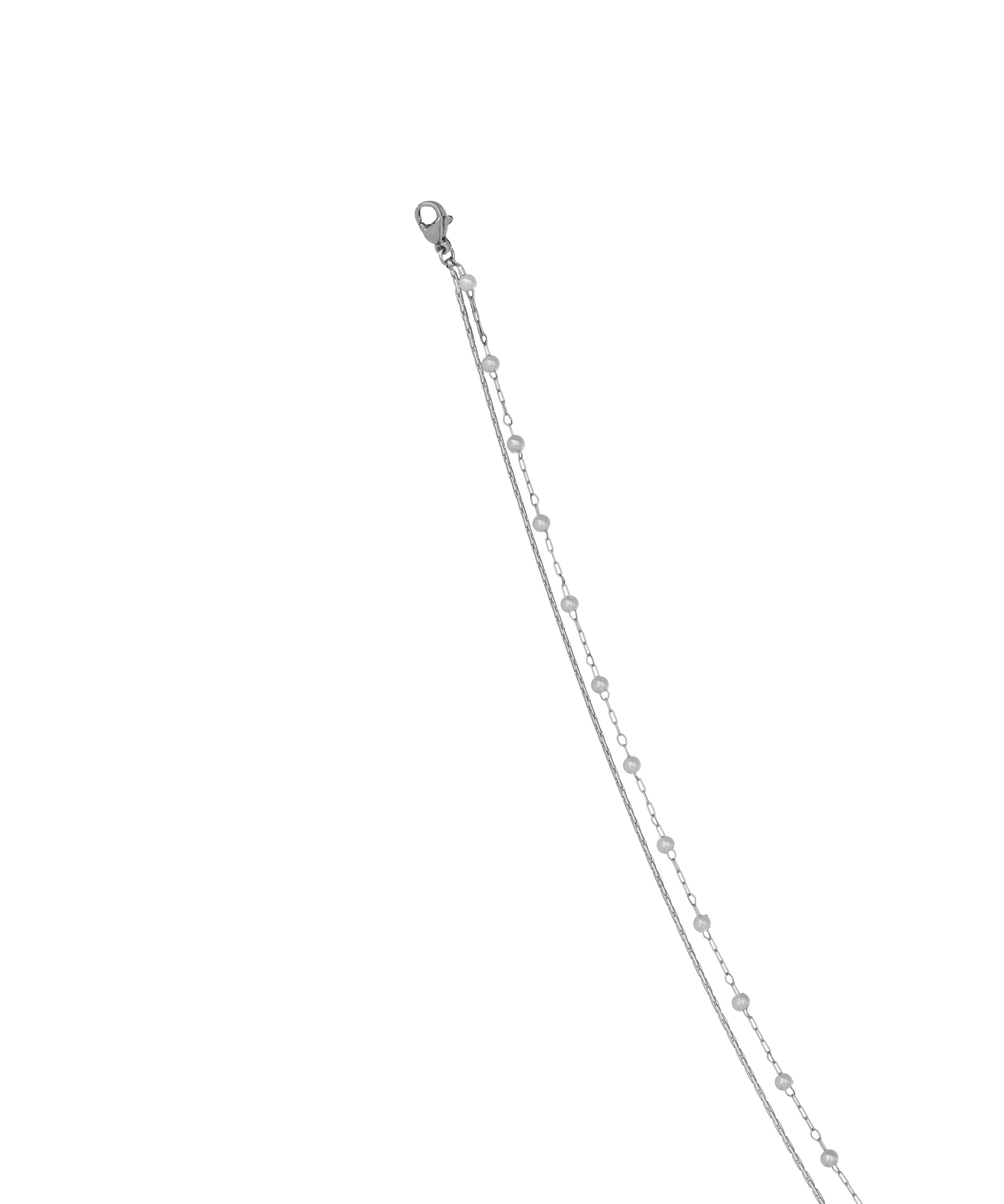 Minimal Layered Waist Chain with Beaded Detail | Stylika