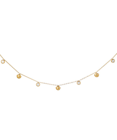 Delicate Beaded Charm Dangle Waist Chain | Stylika