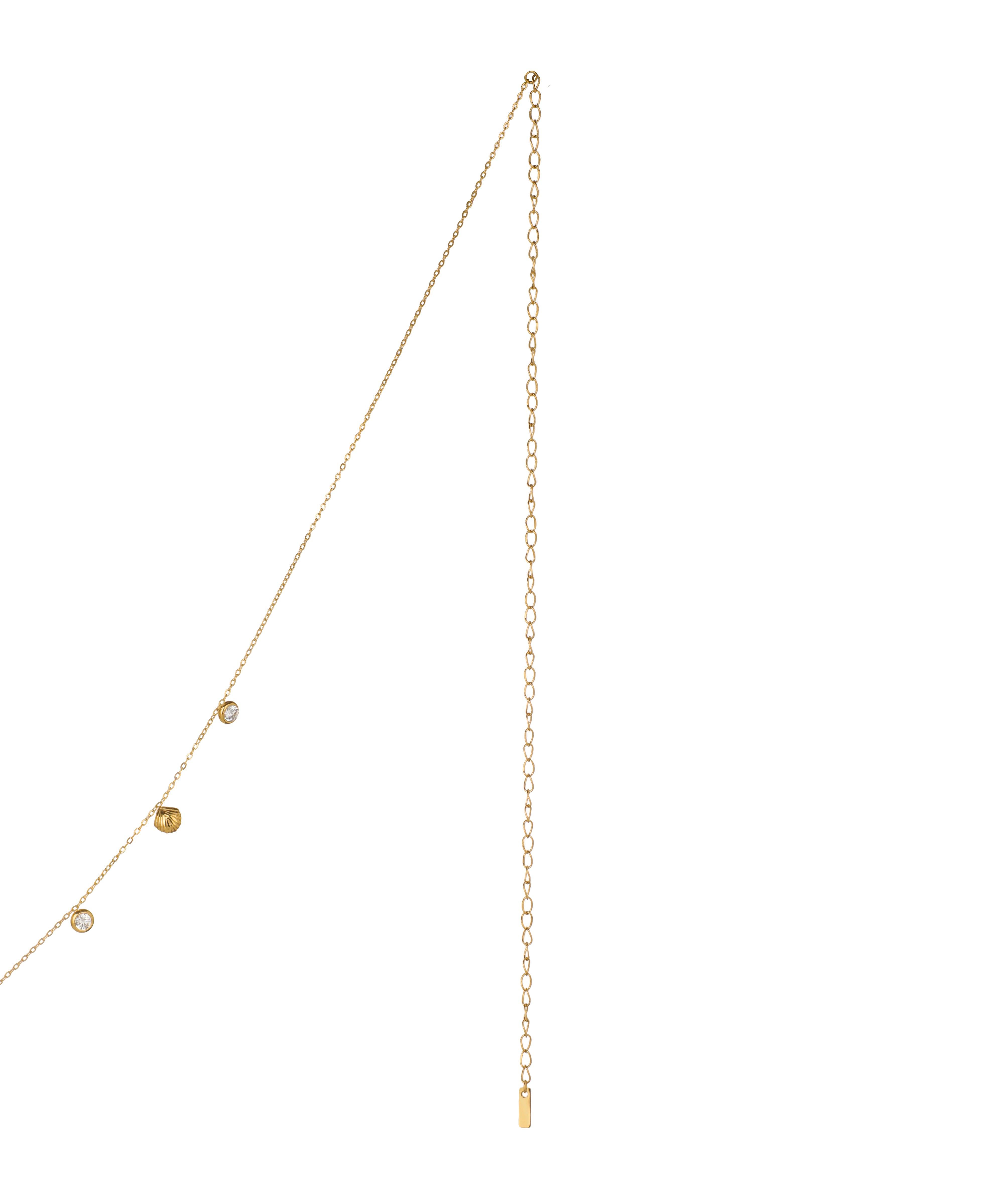 Delicate Beaded Charm Dangle Waist Chain | Stylika