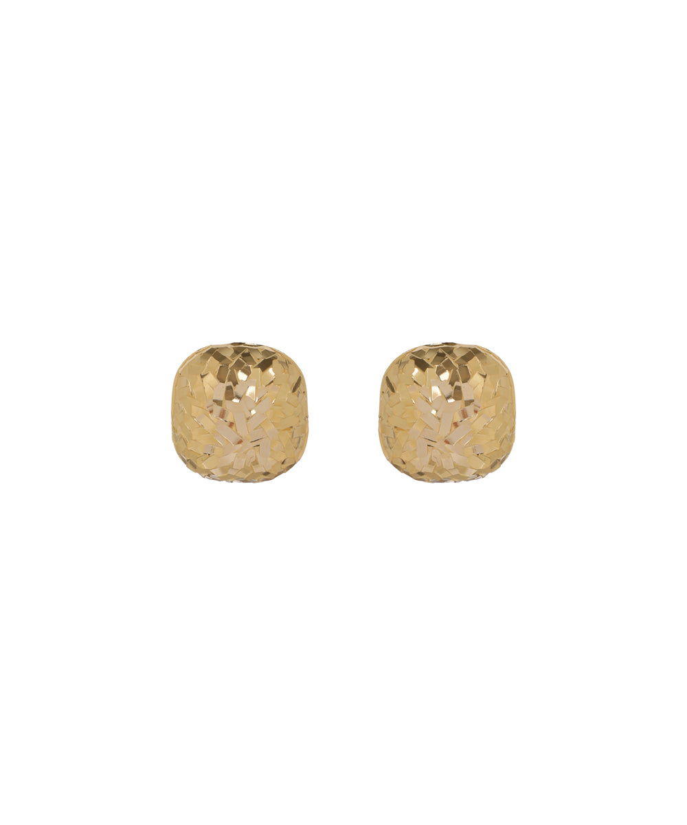 Textured Dome Stud Earrings | Stylika