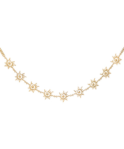 Celestial Sun Charm Waist Chain with Extender | Stylika