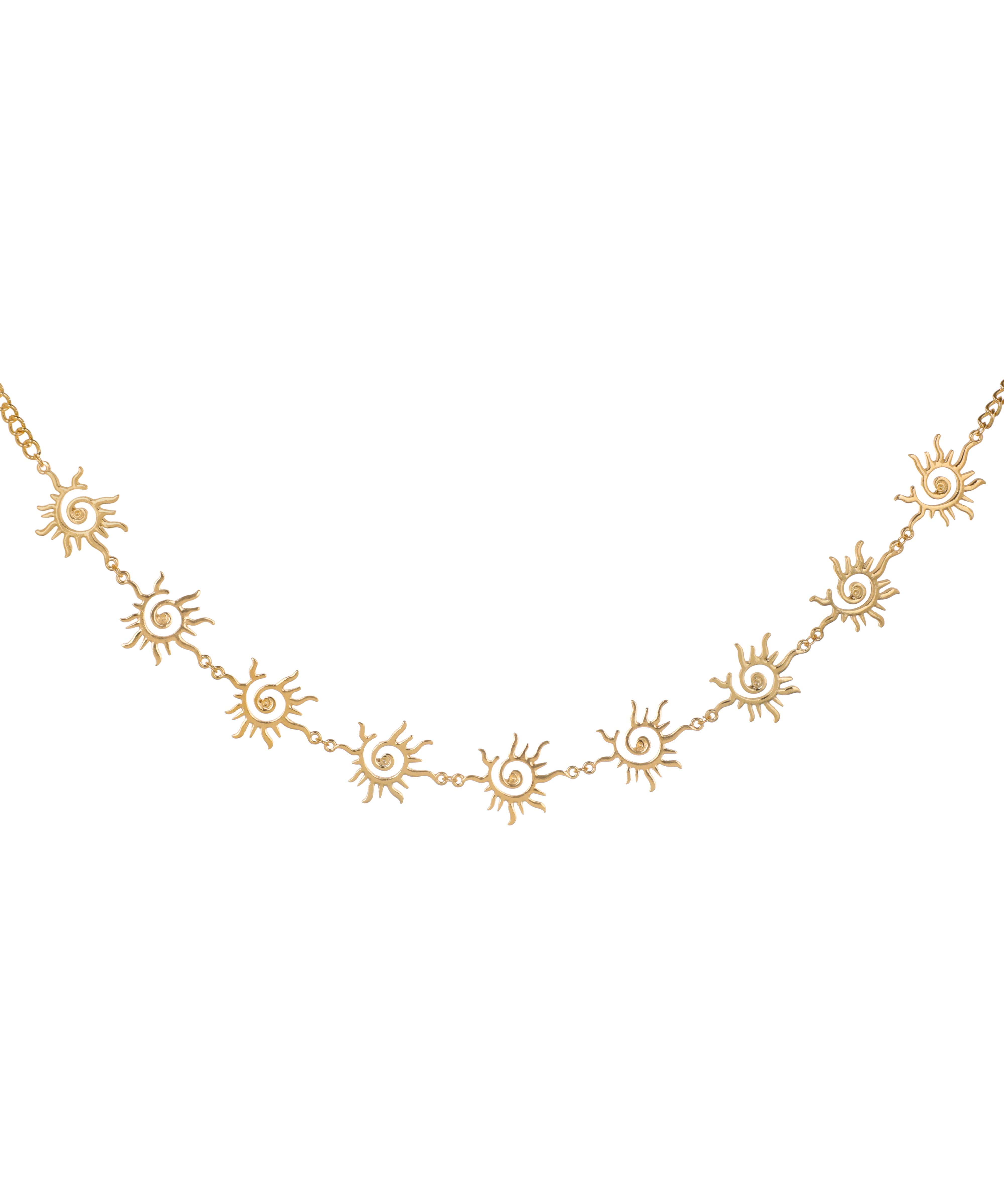 Celestial Sun Charm Waist Chain with Extender | Stylika