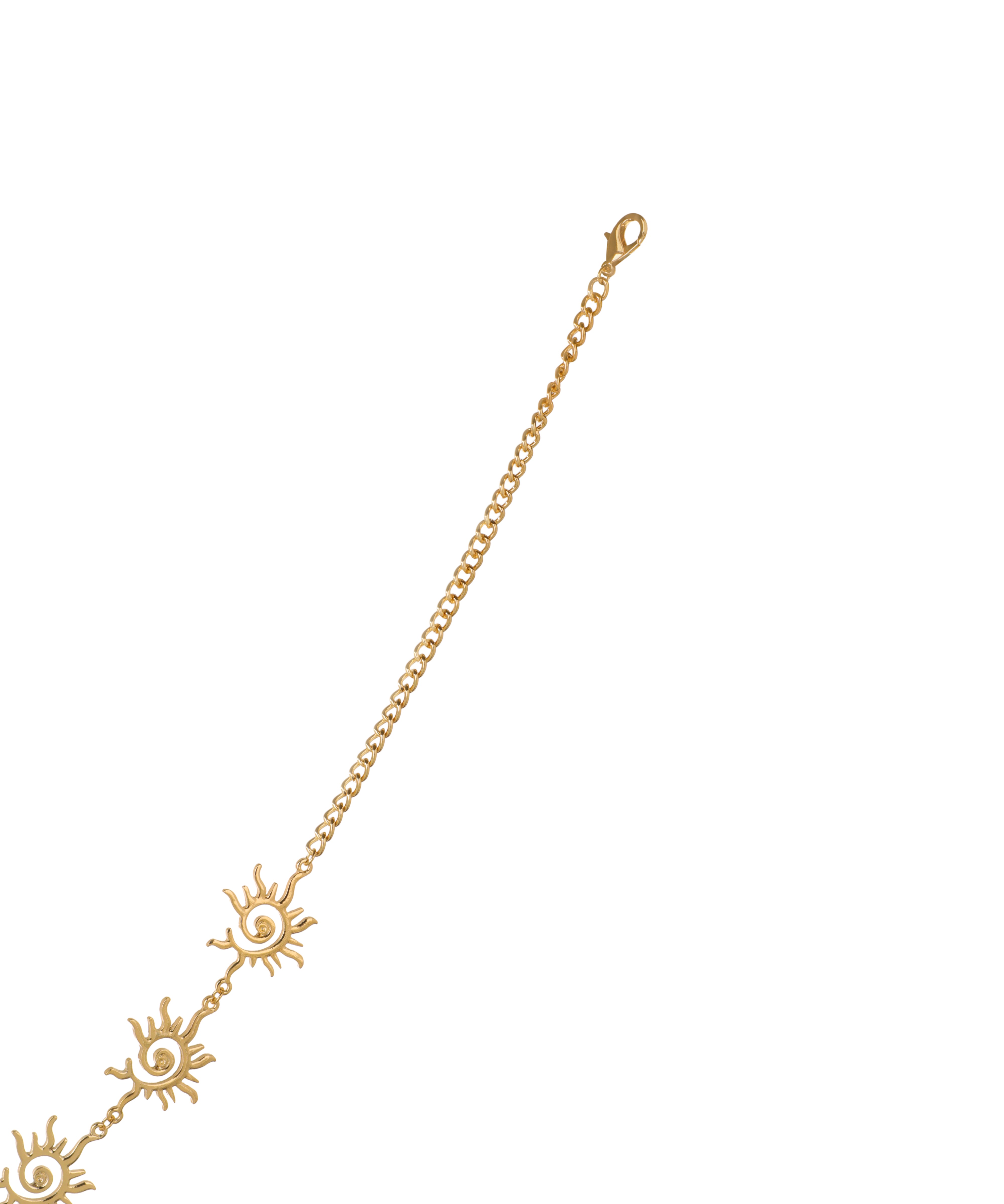 Celestial Sun Charm Waist Chain with Extender | Stylika
