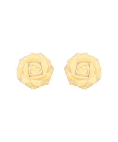 Powder Blue Rose Stud Earrings | Stylika