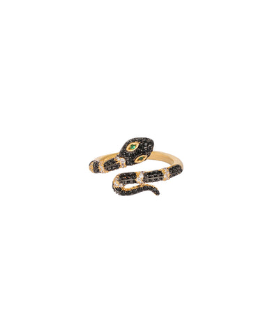 Midnight Serpent Ring | Stylika