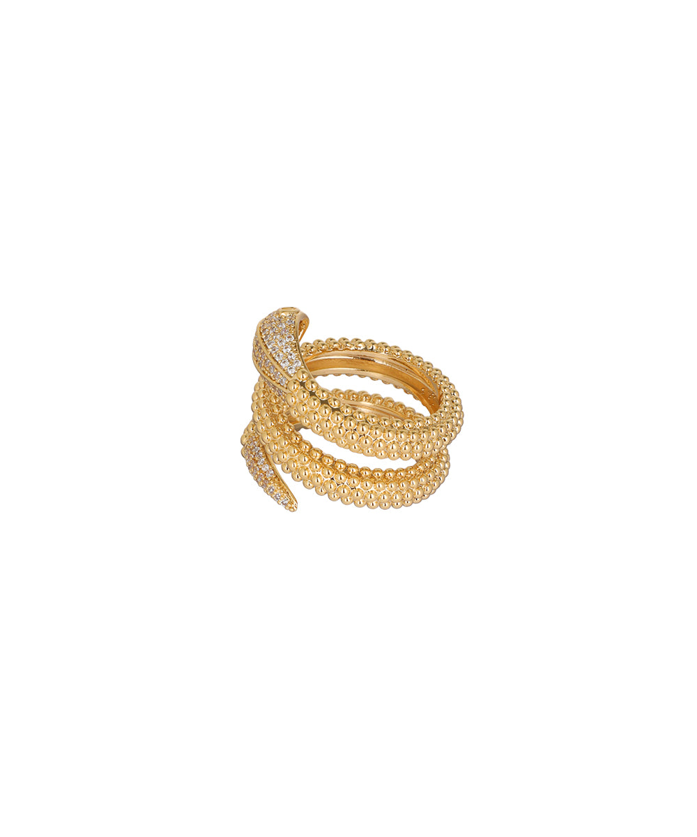 Hypnotic Serpent Ring | Stylika
