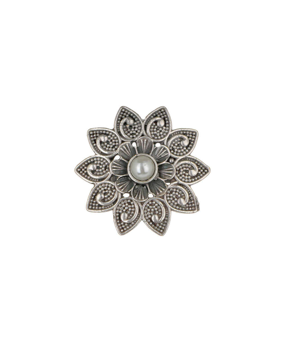 Paisley Petal Pearl Ring | Stylika