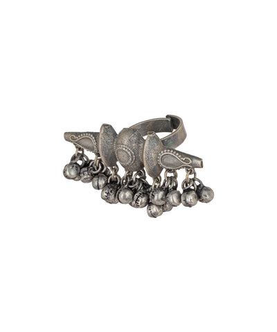 Ghungroo Fringe Tribal Ring | Stylika