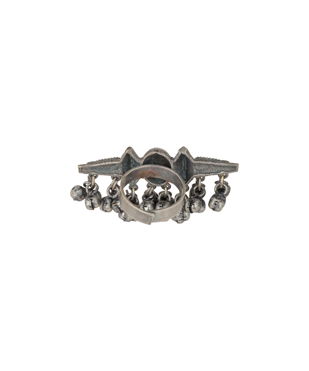 Ghungroo Fringe Tribal Ring | Stylika